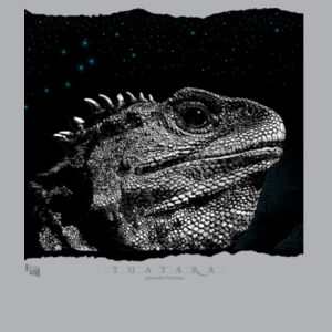 Tuatara tee - Mens Block T shirt Design