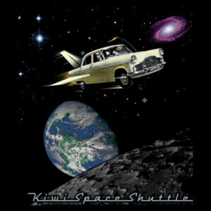  Kiwi Space Shuttle - Mens Block T shirt Design