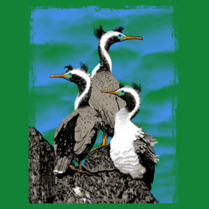 Spotted Shags Banks Peninsula - Kids Youth T shirt Design