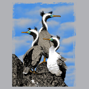 Spotted Shags Banks Peninsula - Kids Longsleeve Tee Design