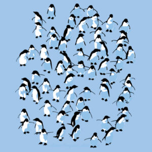Adelie Penguins Antarctica - Kids Tee Design