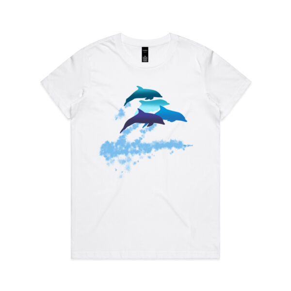 Dolphins New Zealand - Womens Maple Tee Thumbnail