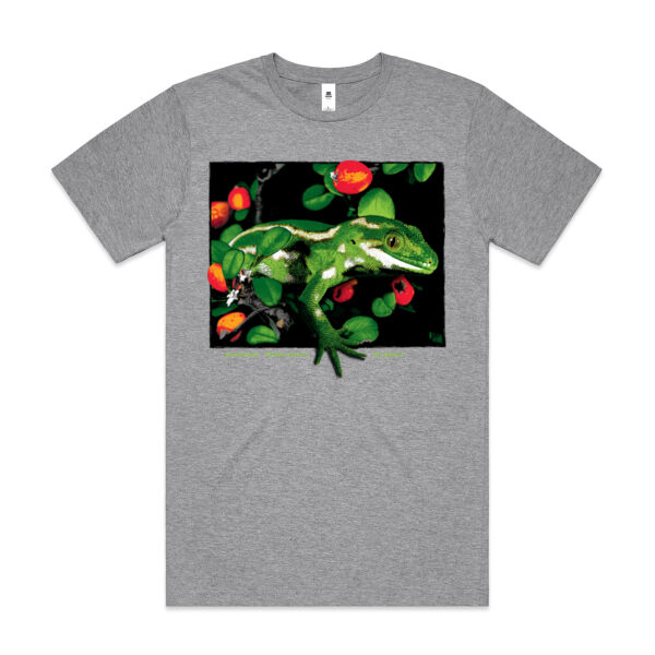 Jewelled gecko Banks Peninsula - Mens Block T shirt Thumbnail