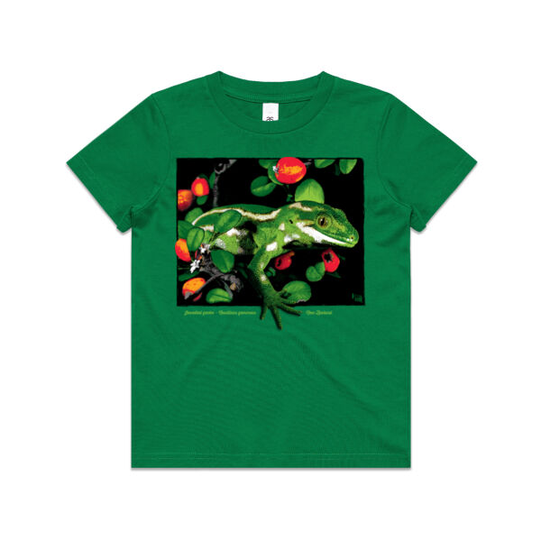 Jewelled gecko Banks Peninsula - Kids Youth T shirt Thumbnail