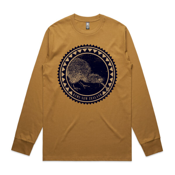 Iconic Kiwi t-shirt - Mens Classic Long Sleeved Tee Thumbnail