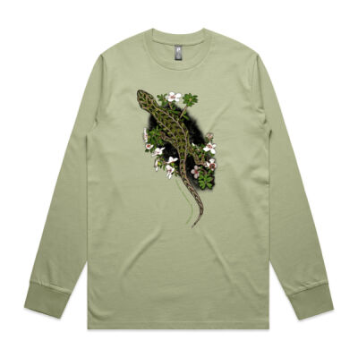 Harlequin gecko t-shirt - Mens Classic Long Sleeved Tee Thumbnail