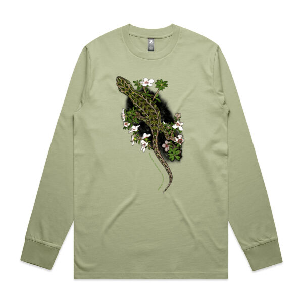 Harlequin gecko t-shirt - Mens Classic Long Sleeved Tee Thumbnail