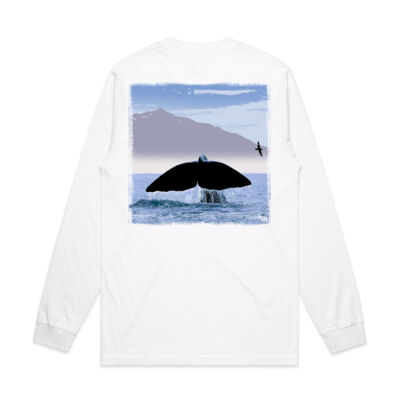 Whale tail Kaikoura - Mens General Long Sleeve Tee Thumbnail