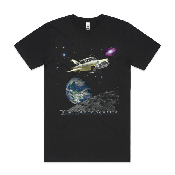  Kiwi Space Shuttle - Mens Block T shirt Thumbnail