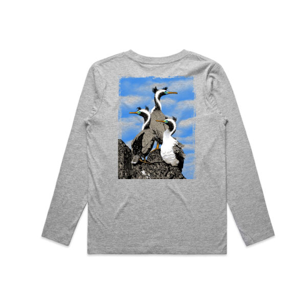 Spotted Shags Banks Peninsula - Kids Longsleeve Tee Thumbnail