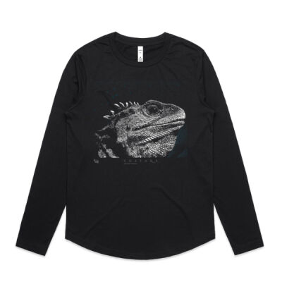 Tuatara t-shirt - Womens Curve Longsleeve Tee Thumbnail