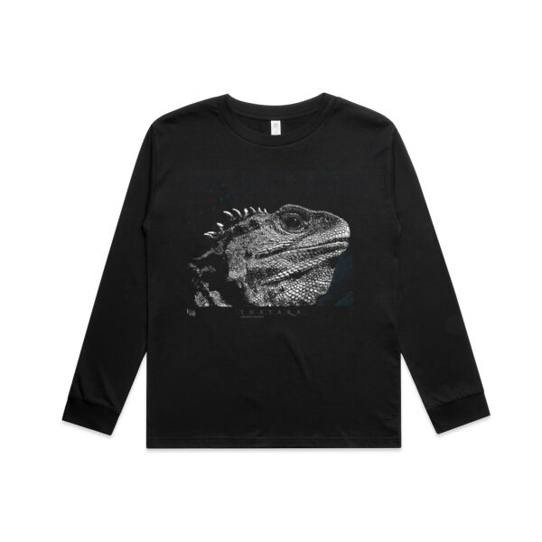 Tuatara t-shirt - Kids Longsleeve Tee Thumbnail